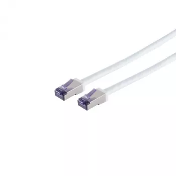 Kabel krosowy S Conn Maximum Connectivity Cat6a S/FTP RJ45, 0,25 m, biały