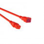 Kabel zasilający Mercodan czerwony C20-C19 (509780134)