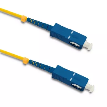 Qoltec Światłowodowy kabel krosowy (patchcord) SC/UPC do SC/UPC jednomodowy Simplex, 3 m