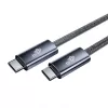 Kabel TB pleciony USB 3.2 Gen 1 USB-C do USB-C, 1 m, 100 W, czarny