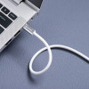 Kabel USB Forcell USB-C do USB-C, 2 m, 240 W, biały