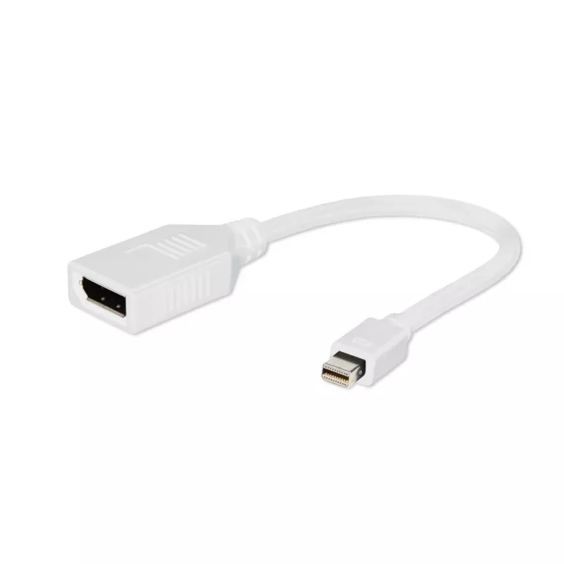 Adapter Gembird Mini DisplayPort na DisplayPort, biały