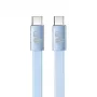 Kabel TB USB 2.0 USB-C do USB-C, 1 m, 60 W, niebieski