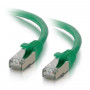 Mercodan Cat6a S/FTP kabel krosowy (patchcord) RJ45, 1,5 m, zielony (371916015)