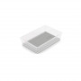 Pudełko KIS Sistemo Organizer 7 22,5 x 15,5 x 5 cm przezroczyste/jasnoszare