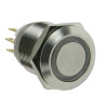 Lamptron wandaloodporny przycisk / przełącznik 16mm - Silverline - niebieski