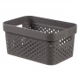 Pudełko Curver Infinity Recycled 4,5 l, 27x19x12 cm, ciemnoszare