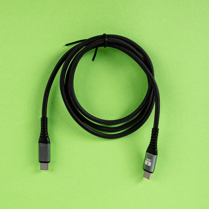 Kabel Gizzu USB-C do USB-C 60W 480Mbps, 1 m