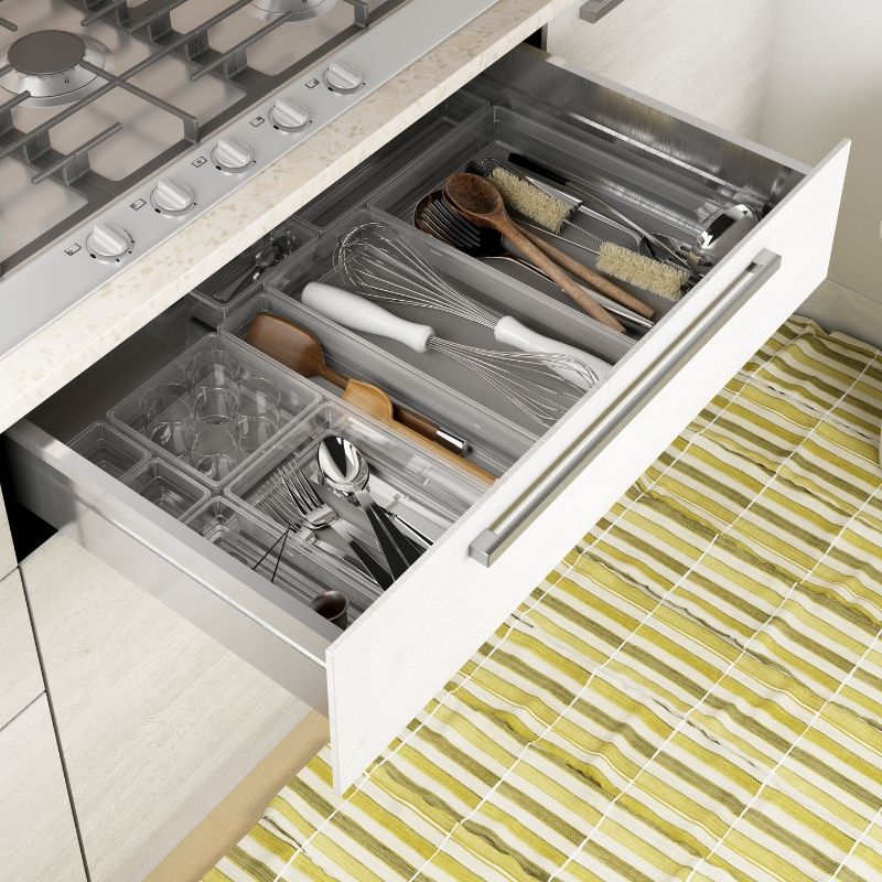 KIS Box Sistemo Organizer 2 15 x 7,5 x 5 cm przezroczysty/jasnoszary