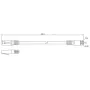 Kabel krosowy Lanberg Cat6 F/UTP RJ45, 2 m, biały