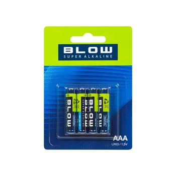 Baterie alkaliczne BLOW Super Alkaline AAA LR3, 4 szt. (blister)