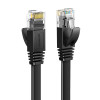 Płaski kabel krosowy Ugreen Cat6 U/UTP RJ45, 0,5 m, czarny