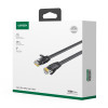 Płaski kabel krosowy Ugreen Cat6 U/UTP RJ45, 0,5 m, czarny