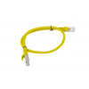 Kabel krosowy Lanberg Cat6 U/UTP RJ45, 0,5 m, żółty