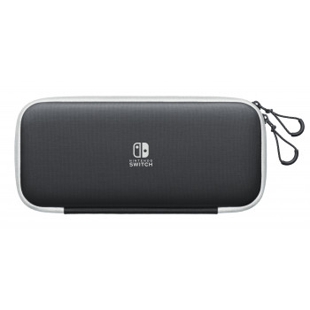 Etui i szkło ochronne do Nintendo Switch (czarny/biały)