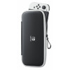 Etui i szkło ochronne do Nintendo Switch (czarny/biały)