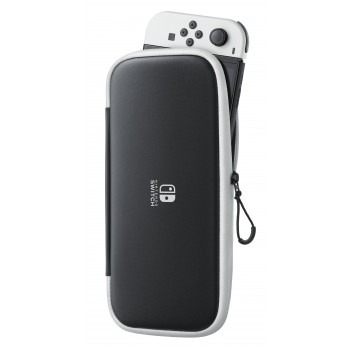 Etui i szkło ochronne do Nintendo Switch (czarny/biały)
