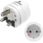 Adapter podróżny Hama Type G, 3-pin, do Anglii, Wspólnoty Narodów i Wielkiej Brytanii
