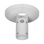 Stały uchwyt sufitowy B-Tech SYSTEM V do rur 38 mm, biały (BT5920/W)