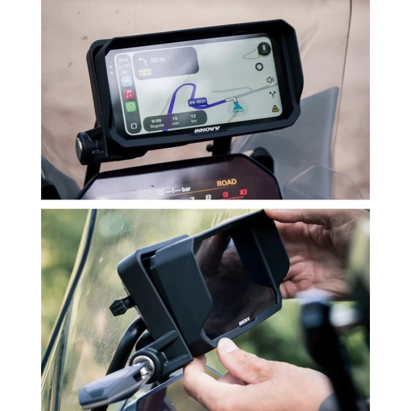 INNOVV N3 Uniwersalny szybkozłączny inteligentny wyświetlacz motocyklowy z CarPlay, kamerami i TPMS