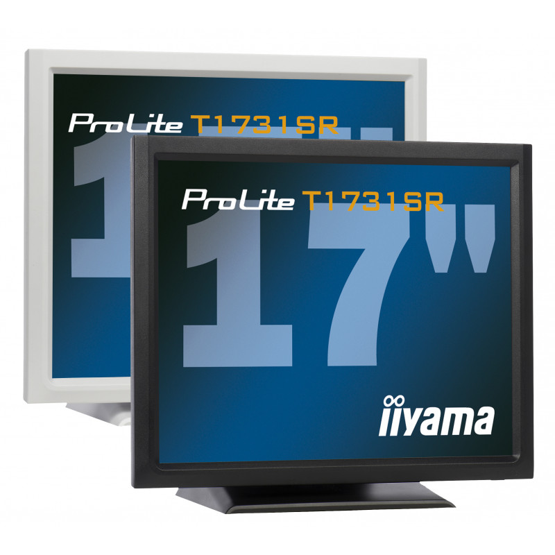 iiyama ProLite T1731SR-W1 17 inch (43,2 cm) Monitor dotykowy rezystancyjny, 5:4, 1280x1024, DVI, biały