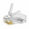 Wtyki modularne RJ45 Cat6 UGREEN (50 szt.) – przezroczyste ze złoconymi stykami