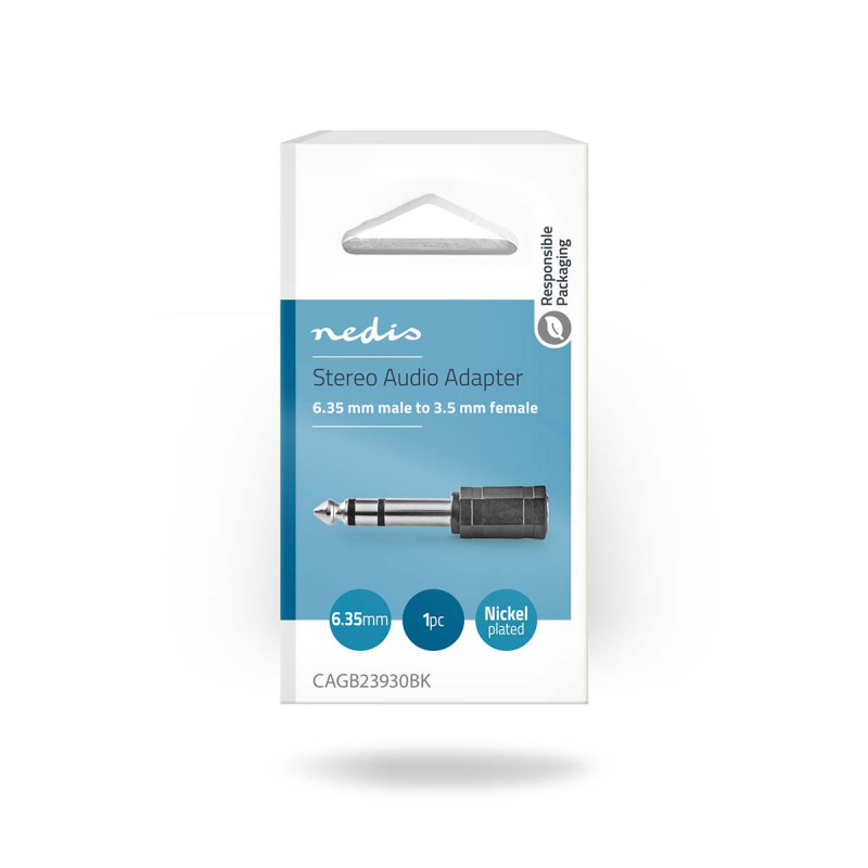 Adapter audio Nedis, 6,35 mm
