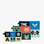 LOQI Stephen Cheetham zestaw etui – Dogs & Cats (3 szt.)