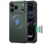 ESR Cyber Tough MagSafe etui na iPhone 17 Pro / 18 Pro, zielone
