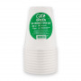 Gogreen Go Green ekologiczne kubki 350 ml, 10 szt., białe