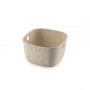 Kosz Curver Softex XS 3 l, 19,4x19,4x11,1 cm, kredowobiały