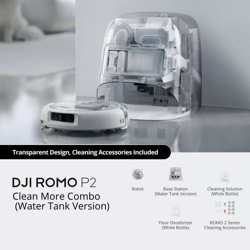 DJI ROMO P2 Clean More Combo Odkurzacz Robot