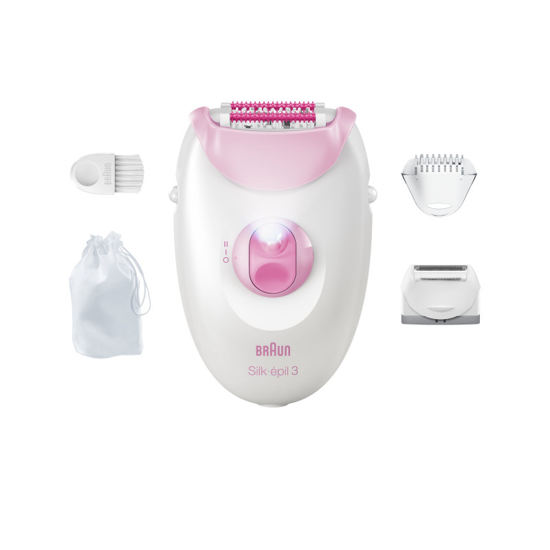 Braun Silk 3 SE3-033 Depilator z akcesoriami