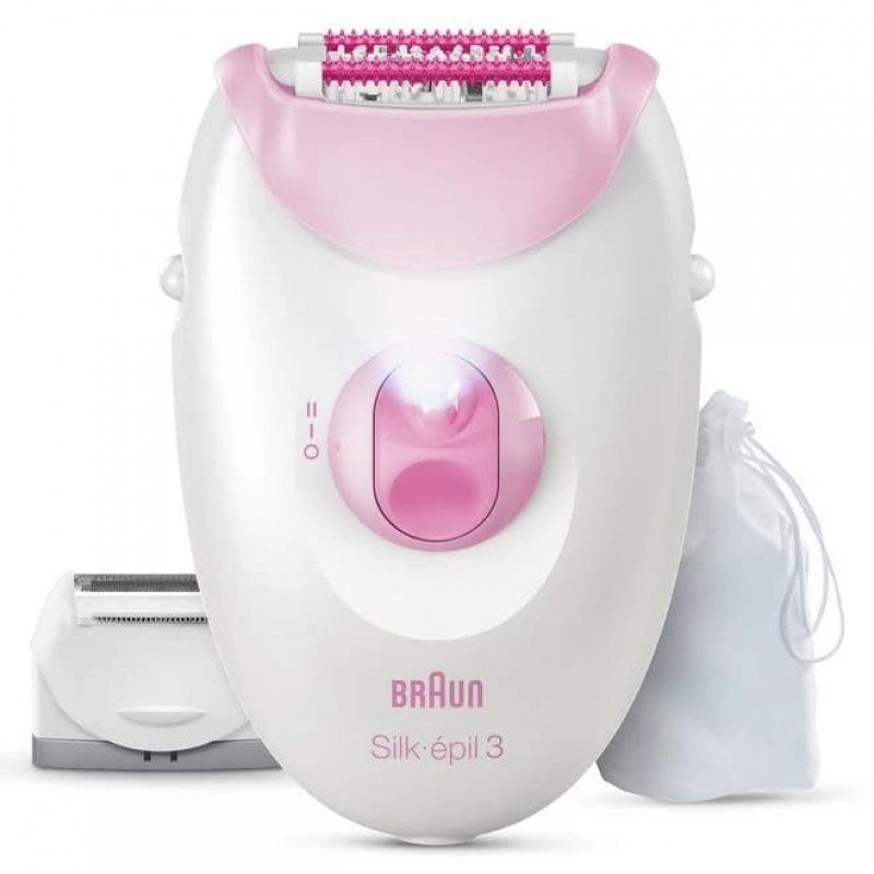 Braun Silk 3 SE3-033 Depilator z akcesoriami