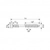 Wkręty tarasowe SPAX T25 A2 5x80 100 szt.