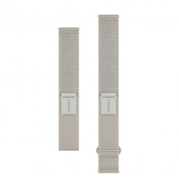 Garmin Quick Release Bands (20 mm) Ivory ComfortFit Nylon pasek