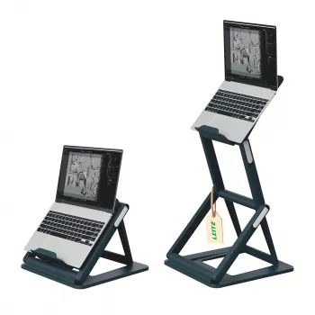 Leitz Ergo 2-in-1 Podstawka pod laptopa do pracy siedzącej i stojącej, czarna (65890089)