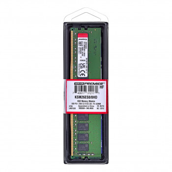 Kingston Server Premier 8GB DDR4 2666MHz ECC Unbuffered DIMM, CL19 (KSM26ES8/8HD)