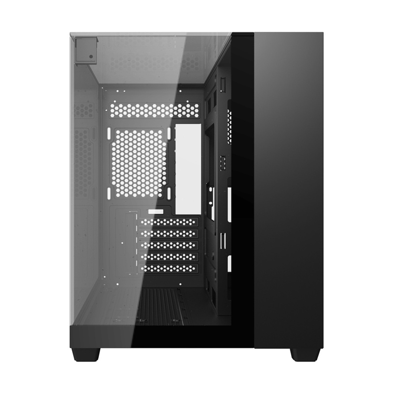 Obudowa komputerowa Darkflash TH285M Micro-ATX ze szkłem hartowanym, czarna