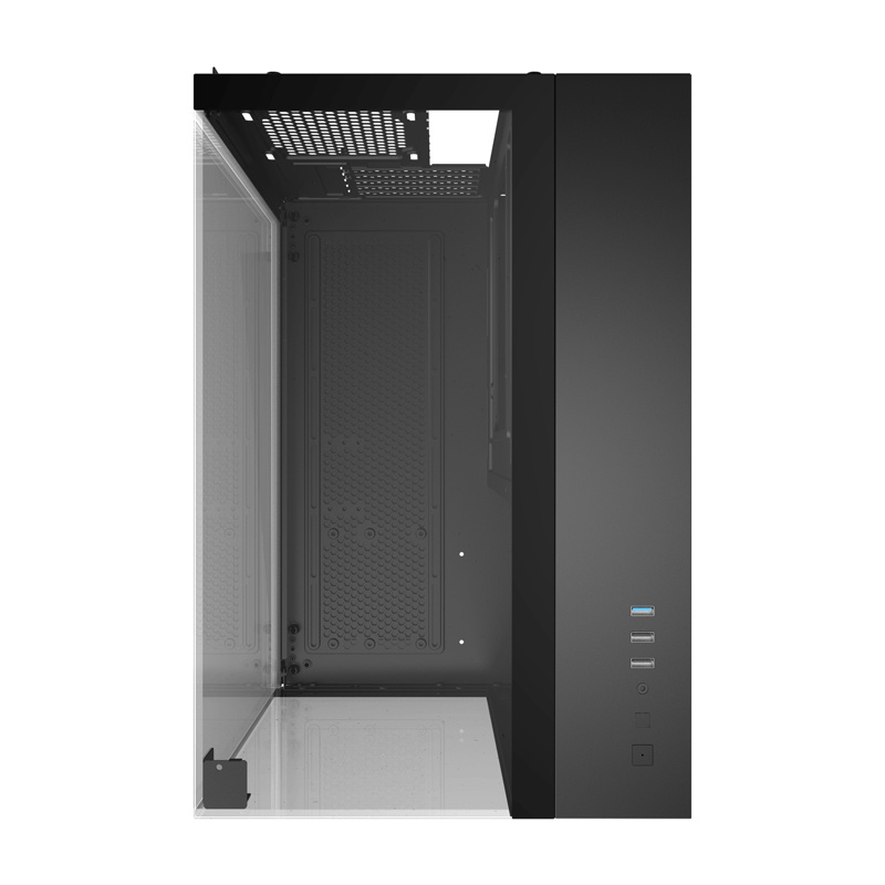 Obudowa komputerowa Darkflash TH285M Micro-ATX ze szkłem hartowanym, czarna