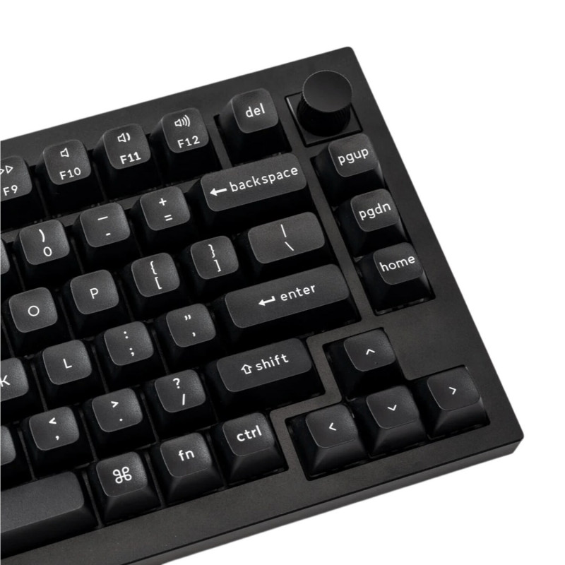 Keychron Double Shot KSA PBT Pełny Zestaw Klawiszy - White on Black (PBT-03)