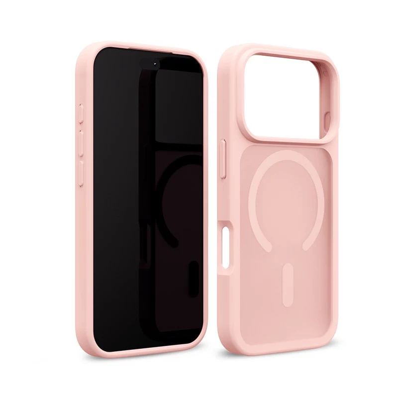 Crong Matte Magnetic MagSafe etui na iPhone 18 Pro Max / 17 Pro Max, różowy