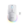 Mysz gamingowa Lenovo Legion M220 RGB bezprzewodowa, 2,4 GHz / Bluetooth / przewodowa, Glacier White (GY51V60437)