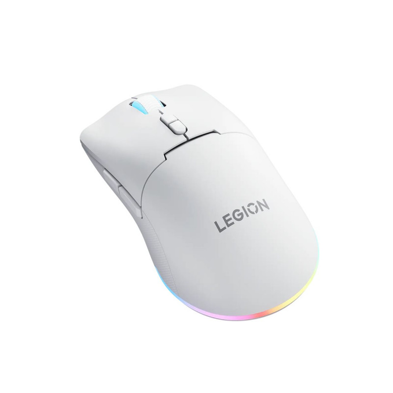 Mysz gamingowa Lenovo Legion M220 RGB bezprzewodowa, 2,4 GHz / Bluetooth / przewodowa, Glacier White (GY51V60437)
