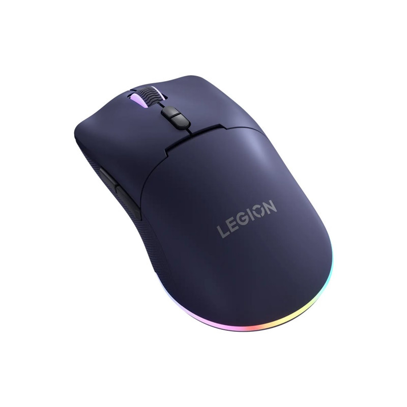Mysz gamingowa Lenovo Legion M220 RGB bezprzewodowa, 2,4 GHz / Bluetooth / przewodowa, Nebula Purple (GY51V60439)