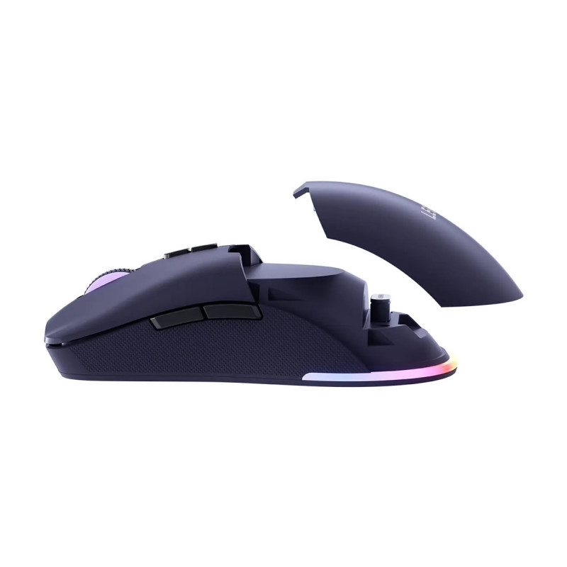Mysz gamingowa Lenovo Legion M220 RGB bezprzewodowa, 2,4 GHz / Bluetooth / przewodowa, Nebula Purple (GY51V60439)