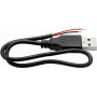 Omnitronic kabel USB-A do 2x otwartych końców kabla, 30 cm (30222100)