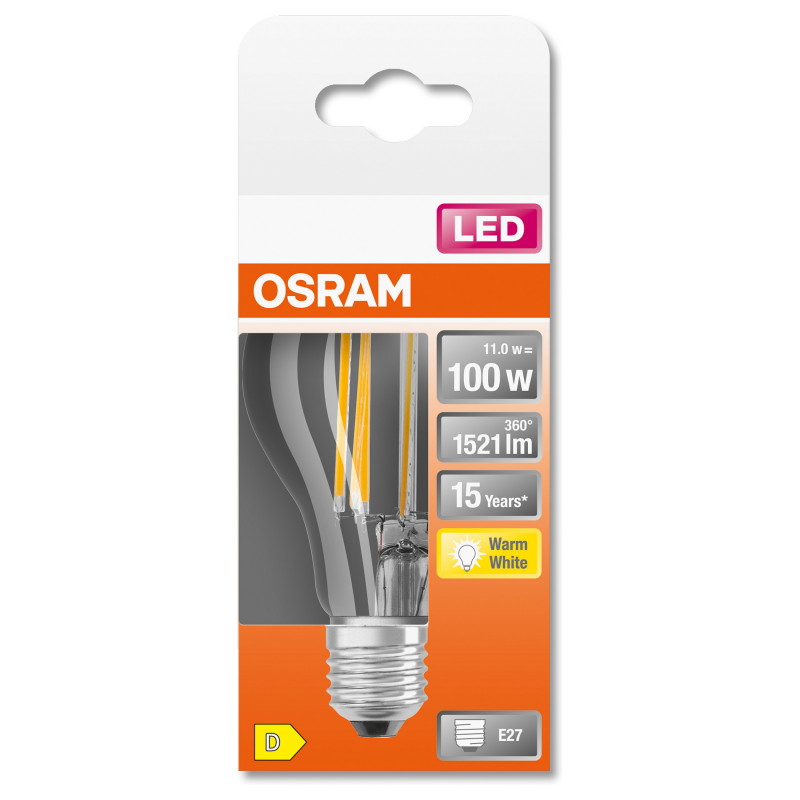Lampa LED Osram 11 W ciepła biel