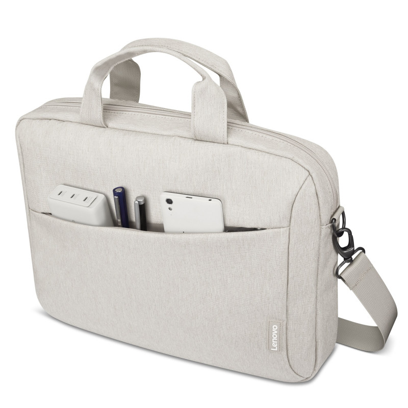 Torba na laptopa Lenovo T210 Topload do 16 inch, z paskiem na ramię, beżowa (GX41W44768)