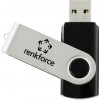 Renkforce RF-USBS-190 2GB USB 2.0 Flash Drive, Czarny/Srebrny (RF-7557594)